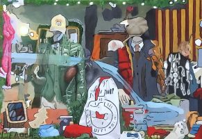 Vitrine de Noël